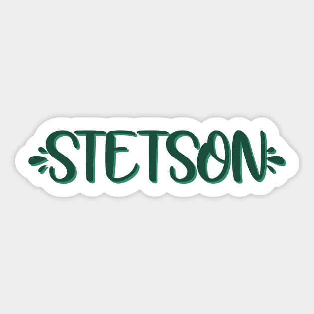 stetson splash lettering Sticker by Rpadnis